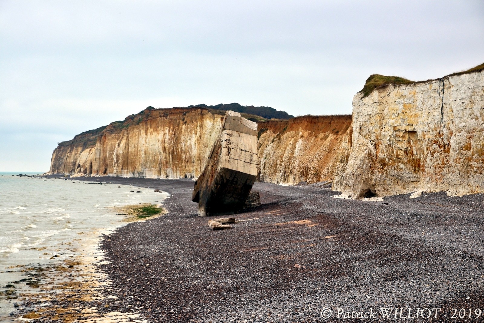Blockhaus fallen from the cliff